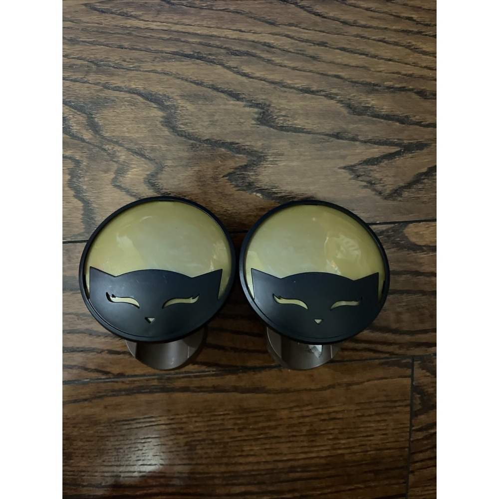 Lot Of 2 Yankee Candle Masked Sophia Cat Scentplug Fragrance Diffuser Nightlight